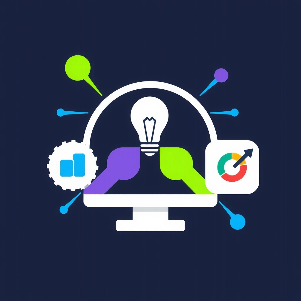 Pictogramă marketing digital