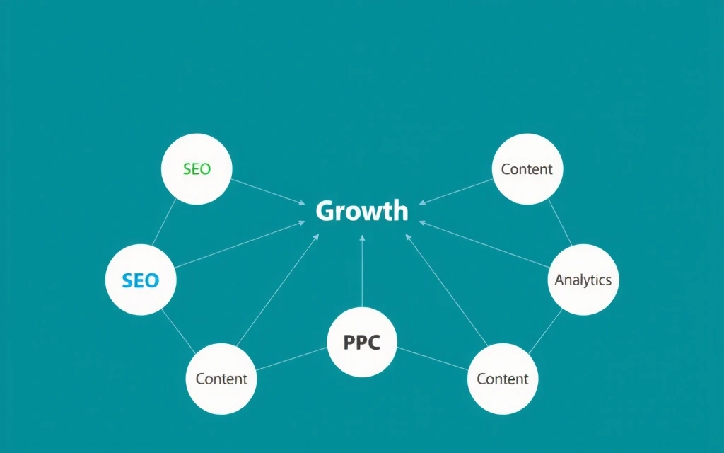 Diagramă strategică de creștere digitală